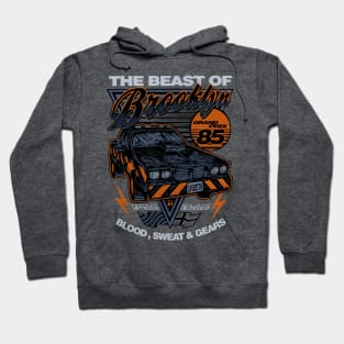 THE BEAST OF BROOKLYN   GREEN  (FRONT AND BACK) Hoodie